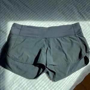 Black Lululemon Speed Shorts
